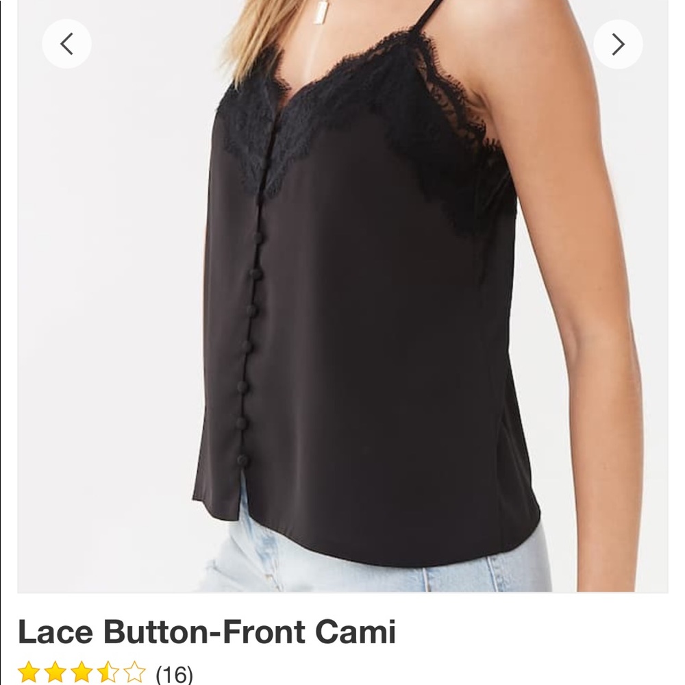 Satin button tank